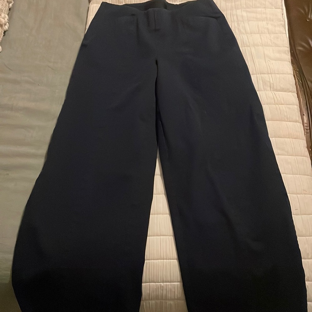 High Rise Pull On Pixie Wide Leg Pant